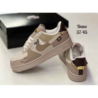 Nike Air Force 1 Low Tan Bling (size37-45)