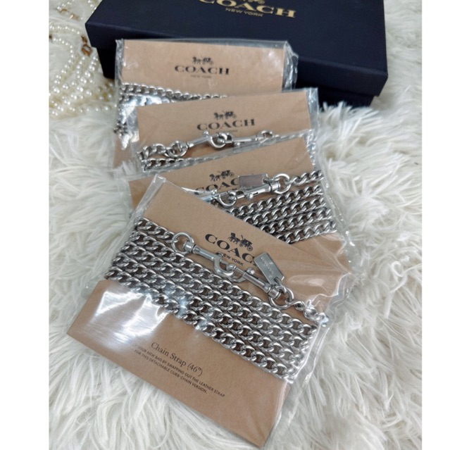 ✴️แท้ 💯% โค้ช CHAIN STRAP F31126 สายโซ่ สะพายยาว