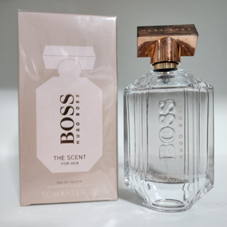 น้ำหอมแท้ Hugo Boss The Scent For Her Eau De Toilette 100ml แกะกล่องซีลถ่ายรูป