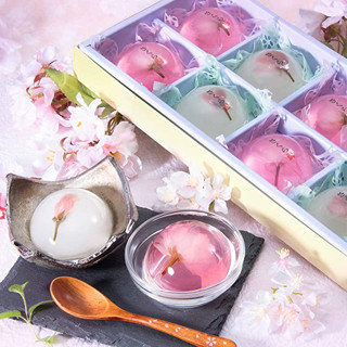 [Somikaan] Mochimochi Kuzuzakura and Tsururun Sakura Jelly Small Domestic 2 types 8 Sakuka Fruits [wrapped]