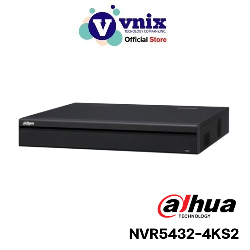 NVR5432-4KS2 เครื่องบันทึกภาพ กล้องวงจรปิด Dahua 32ch 1.5U 4K H.265 NVR by Vnix Group