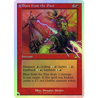 [MTG] Blast from the Past [MB1] [RED] [RARE] [FOIL] [ENG] (การ์ดเมจิค / Magic the Gathering)