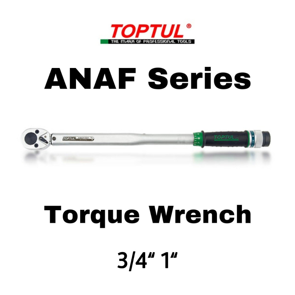 TOPTUL ประแจปอนด์ 3/4", 1" Torque Wrench รุ่น ANAF2450 ANAF2470 ANAF2498 ANAF3298