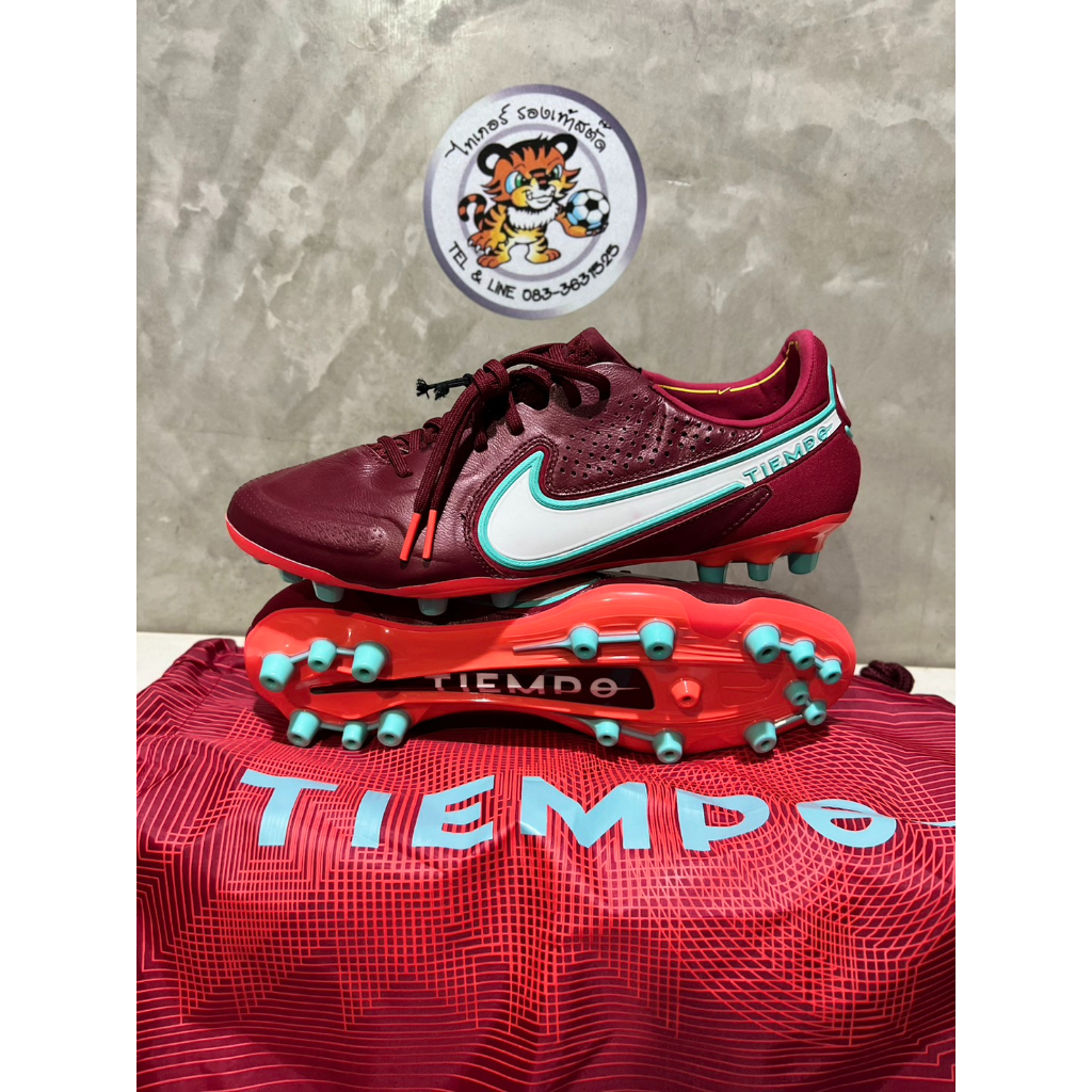 Nike Tiempo Legend9 Elite AG Pro รองเท้าฟุตบอล ตัวท็อป ปุ่ม เอจี เหมาะกับหญ้าเทียม