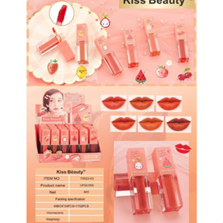 ลิปกลอส Kiss Beauty Fruit No.70523-03(24pcs in a box)