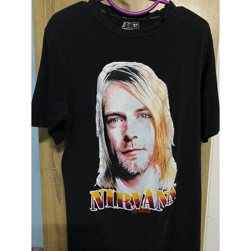 เสื้อวง navana ลาย Kurt Donald Cobain มือสอง สภาพสวย💯💯
