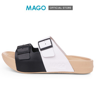 MAGO FOOTWEAR " DeBEAN II " (ขาว) รองเท้าสุขภาพชาย / หญิง