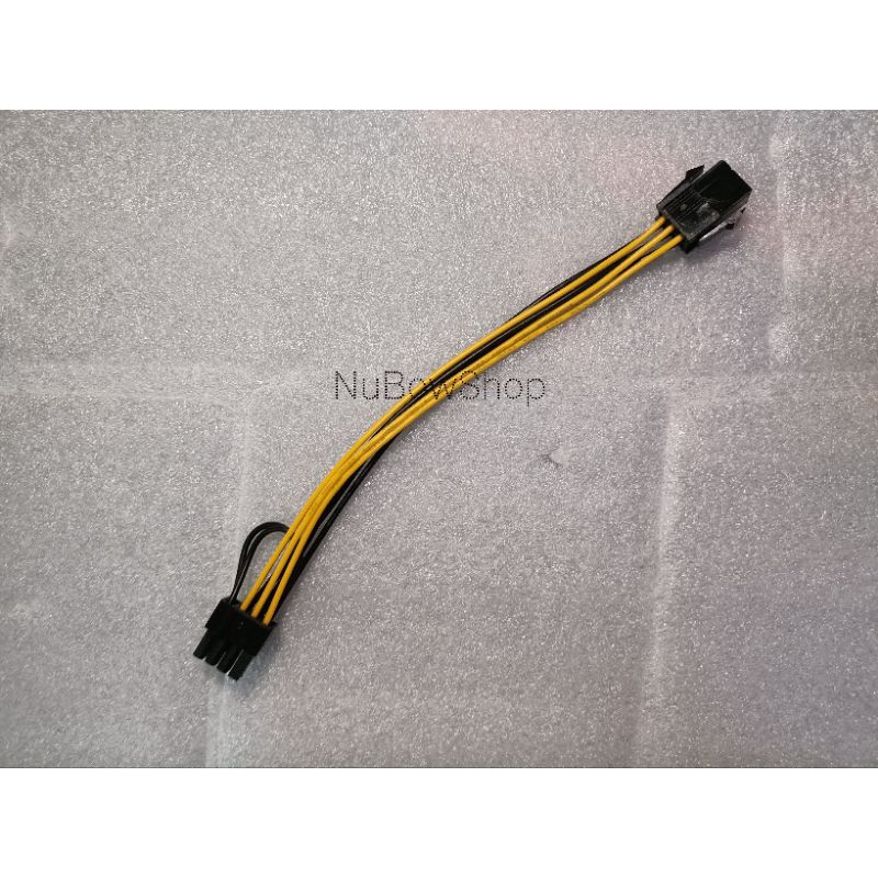 สายแปลงไฟเลี้ยงการ์ดจอต่อยาวจาก6พินเป็น6+2พิน ทองแดงเส้นใหญ่18AWG