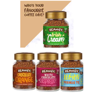 กาแฟฟรีซดราย Beanies instant coffee Net 50 g มีให้เลือกกว่า 40 กลิ่น (อ่านรายเอียดด้วยนะ) จากอังกฤษ