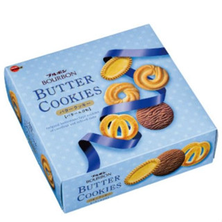 Japanese Bourbon Torte Cookies 10.93oz(60pcs) คุ้กกี้รวมรส กระป๋องน้ำเงิน