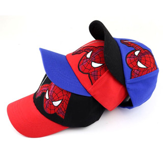 หมวกแก๊ปเด็กลาย Spiderman(NO7)  รูปแบบน่ารักผู้ชายผู้หญิงแบบใหม่