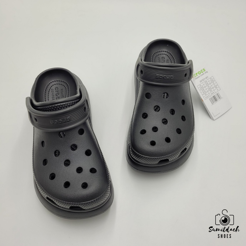 พร้อมส่ง !!! รองเท้าลำลองแฟชั่น สไตล์ Crocs Classic Crush Clog (Unisex)