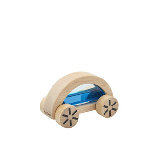 PlanToys 1636 Wautomobile - Blue ของเล่นไม้แปลนทอยส์ รถบลอคโค้งน้ำ สีน้ำเงิน เหมาะสำหรับเด็กอายุ 18 เดือน ขึ้นไป