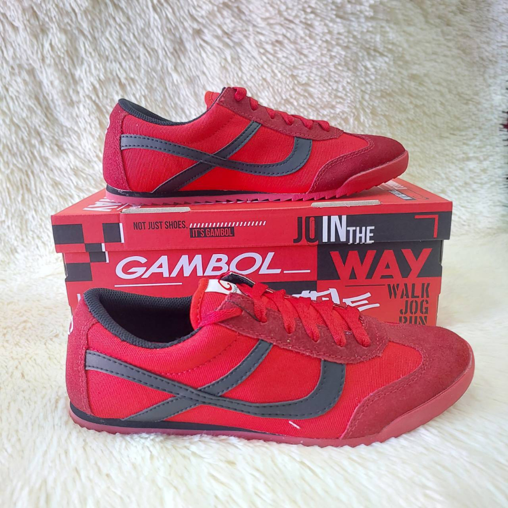 สนีกเกอร์ GAMBOL แกมโบล รองเท้าผ้าใบ  ผู้ชาย ผู้หญิง