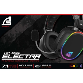 หูฟัง เกมส์มิ่ง E-Sport SIGNO HP-831 รุ่น ELECTRA 7.1 Surround Sound Gaming Headphone