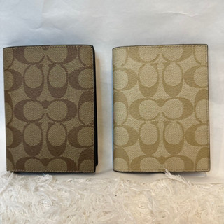 Coach Passport Case In Signature Canvas