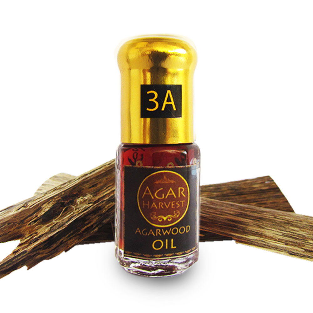 AgarHarvest น้ำมันกฤษณา ไม้หอม อโรมา ไม้หอมมงคล ปรับอากาศ Agarwood Oil (Perfect Grade 3A หอมเยี่ยม) 