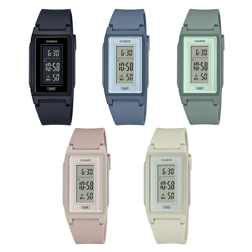 Casio Standard Digital นาฬิกาข้อมือผู้หญิง รุ่น LF-10,LF-10WH(LF-10WH-1,LF-10WH-2,LF-10WH-3,LF-10WH-4,LF-10WH-8)
