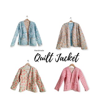 New In 🌟  เสื้อ Jacket ใส่ได้ 2 ด้าน งานผ้าพิมพ์บล็อคไม้อินเดีย