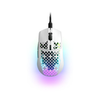 STEELSERIES AEROX 3 GAMING MOUSE - WHITE (GMM-000577) เมาส์