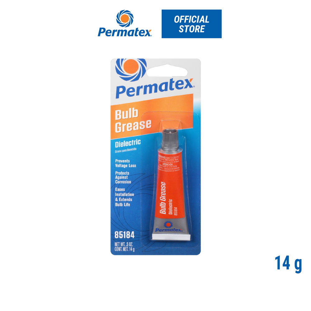 Permatex 85184 Dlelectric Bulb Grease 0.5 oz. จาระบีแบบไม่นำไฟฟ้าสำหรับหลอดไฟ และขั้วไฟ 0.5 ออนซ์ (1