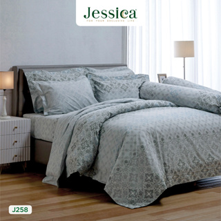 Jessica Cotton Mix J258 ชุดเครื่องนอน ผ้าปูที่นอน ผ้าห่มนวม เจสสิก้า พิมพ์ลายได้อย่างประณีตสวยงาม