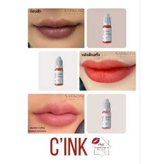 Cink pigments 10ml สีสักปากคุณภาพเชื้อแป้ง เกรดอิตาลี (ผู้นำเข้า อ.นุช วลัย)