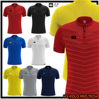 💥ลดโหดเหมือนโกรธใคร!💥 เสื้อโปโล โปโล H3 เอชทรี สปอร์ต รุ่น H3 POLO PRO TECH แท้ 100%