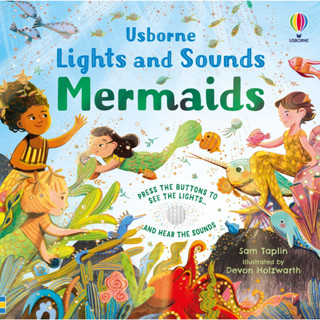 DKTODAY หนังสือ USBORNE LIGHTS AND SOUNDS MERMAIDS (AGE 1+) **หนังสือมีเสียง**