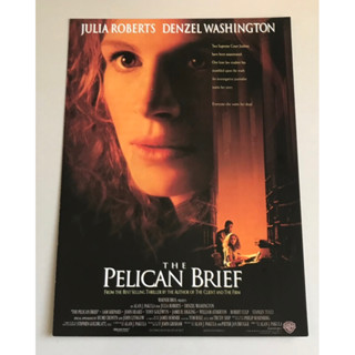 Handbill (แฮนด์บิลล์) หนัง “The Pelican Brief”  ใบปิดไทย จากค่ายหนัง/โรงหนัง ราคา 199 บาท