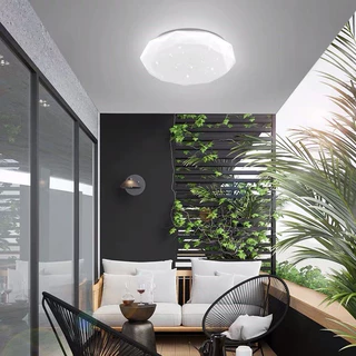 EVE โคมไฟติดเพดาน โคมติดเพดาน รุ่น Sphere Diamond สเฟียร์ ทรงเพชร ขนาด 24W และ 36W แสงขาว