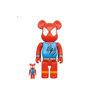 PROSPER - Bearbrick x Marvel Spider-Man Scarlet Spider 100% &amp; 400% Set