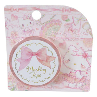 Masking Tape เทปตกแต่งจากญี่ปุ่น ลาย Hello Kitty x Miki Takei (Limited) กว้าง 2 ซม. ยาว 7 ม.