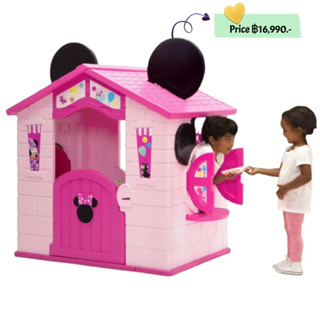 Disney Minnie Mouse Plastic Indoor,Outdoor Playhouse with Easy Assembly