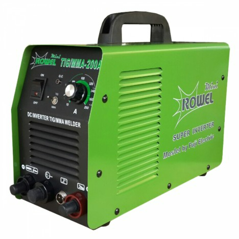 🔥ส่งเร็ว ถูกสุด🔥ROWEL เครื่องเชื่อม 2 ระบบ รุ่น TIG-MMA200A ตู้เชื่อม 200a RW-CE-WM-TIG/MMA200MI