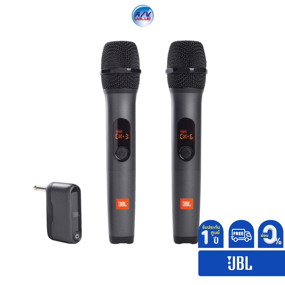 JBL Wireless Microphone Set - Wireless two microphone system ** ผ่อน 0% **