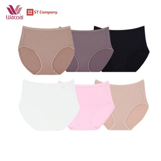 Wacoal Panty ทรงเต็มตัว ขอบเรียบ (6 ชิ้น คละสี) WU4M30 กางเกงใน วาโก้ กางเกงในวาโก้ เต็มตัว กางเกงในผู้หญิง