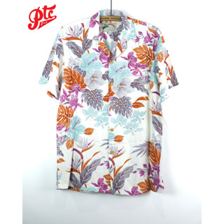 เสื้อฮาวาย PARADISE FOUND HILO WHITE