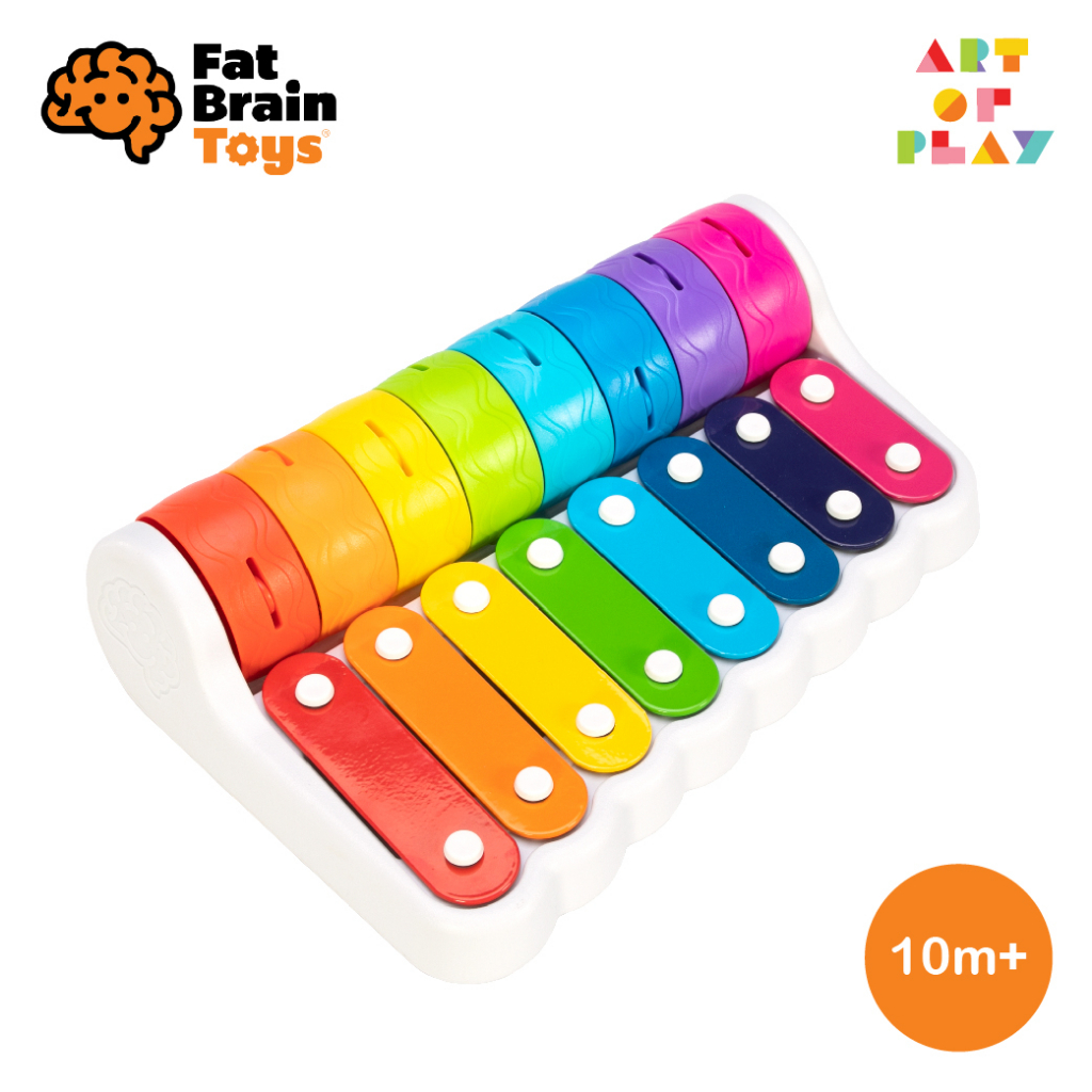 ของเล่นเสริมพัฒนาการแบบมีเสียง - Rock N' Roller Piano จาก Fat Brain Toy เหมาะสำหรับเด็กอายุ 10M+