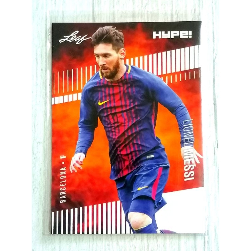 การ์ดฟุตบอล ลิโอเนล เมสซี่ ( LEAF HYPE CARD LIONEL MESSI )