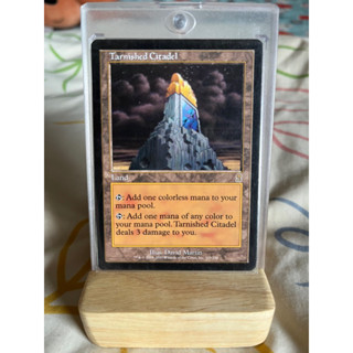 การ์ด MTG Tarnished Citadel Land Magic the gathering EDH Rare รุ่น Odyssey สภาพ Ex-Vg