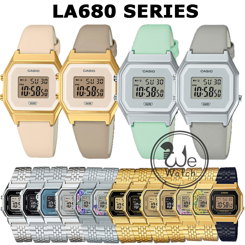 CASIO ของแท้ รุ่น LA680WEGL LA680WEL LA680WGA LA680WA นาฬิกาผู้หญิง ...