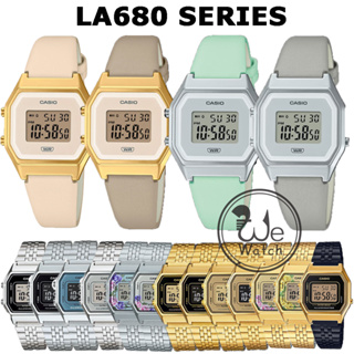 CASIO ของแท้ 💯% รุ่น LA680WEGL LA680WEL LA680WGA LA680WA นาฬิกาผู้หญิง DIGITAL พร้อมกล่องและรับประกัน 1 ปี LA680