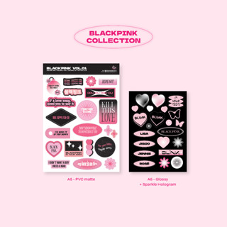 BLACKPINK collection สติ๊กเกอร์และโปสการ์ดแบล็กพิงก์ - bittersweet.memories