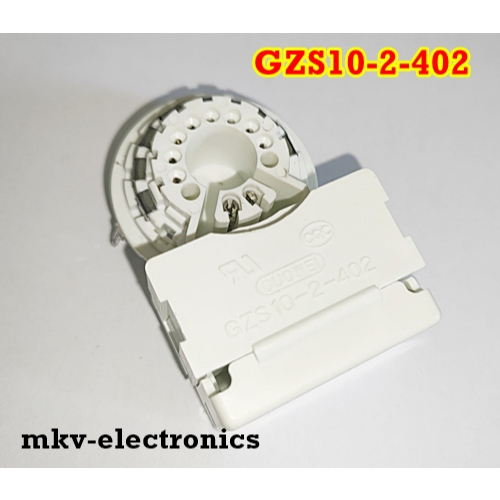 (1ชิ้น) GZS10-2-402 , CRT Socket , ซ็อคเก็ตหลอดภาพ ทีวีจอแก้ว 8ขา 2โฟกัส (สินค้ามือสอง) รหัสสินค้า M00413