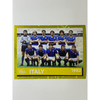 สติ๊กเกอร์สะสม ฟุตบอลโลก Worldcup 2022 นักฟุตบอล Italy 1938 1982 ของสะสมทีมฟุตบอล อิตาลี อิตาลี่