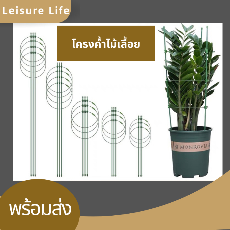 โครงค้ำพืชเลื้อย พร้อมส่ง โครงค้ำพืชไม้เลื้อย วงกลมโค้ง ของแต่งสวน ใช้สำหรับจัดสวนของคุณ T34