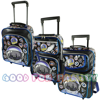 กระเป๋าล้อลาก Space สีดำ ขนาด 12 นิ้ว ลายอวกาศ
