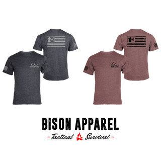 Bison Apparel เสื้อยืดลาย Bow Hunt