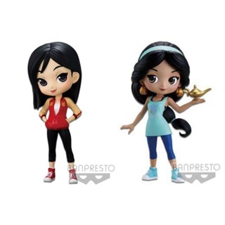 Q Posket Disney Characters - Avartar Style -  Jasmine,Mulan โมเดลเจ้าหญิง ลิขสิทธิ์แท้นำเข้าจากญี่ปุ่น 💯%